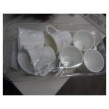CORELLE CUPS & SAUCERS CORELLE CUPS & SAUCERS
