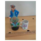 CERAMIC IRISHMAN & IRISH MUG CERAMIC IRISHMAN & IRISH MUG