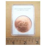 1 OZ COPPER ROUND - OLD IRON SIDES 1 OZ COPPER ROUND - OLD IRON SIDES
