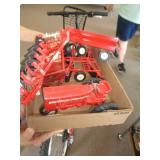 DIE CAST TRACTOR SET / SOME PIECES MARKED ERTYL DIE CAST TRACTOR SET / SOME PIECES MARKED ERTYL
