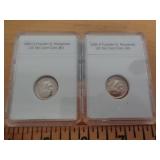 1980D & 1980P BU ROOSEVELT DIMES (2 COINS ) 1980D & 1980P BU ROOSEVELT DIMES (2 COINS )