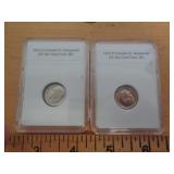 1972D & 1972P BU ROOSEVELT DIMES (2 COINS) 1972D & 1972P BU ROOSEVELT DIMES (2 COINS)