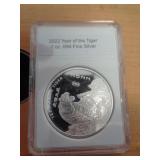 2022 1 TROY OZ SILVER YEAR OF TIGER 2022 1 TROY OZ SILVER YEAR OF TIGER