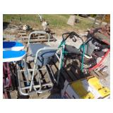 LOT OF MEDICAL CHAIRS & WALKERS / OS