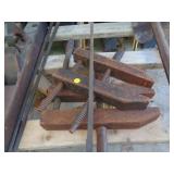 VINTAGE WOOD CLAMPS / GH