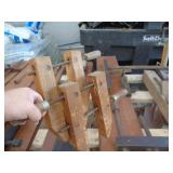 VINTAGE WOOD CLAMPS / GH