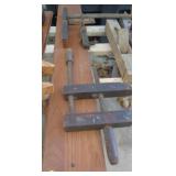 VINTAGE TOOLS MOUNTED ON WOOD  FOR DISPLAY / GH