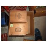 LOT OF WOOD CIGAR BOXES / SP