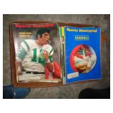 LOT OF SPORTS ILLUSTRATED MAGS 1968 - 69 / SP