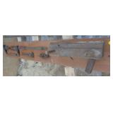 VINTAGE TOOLS MOUNTED ON WOOD  FOR DISPLAY / GH
