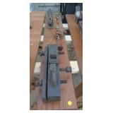 VINTAGE TOOLS MOUNTED ON WOOD  FOR DISPLAY / GH
