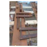VINTAGE TOOLS MOUNTED ON WOOD  FOR DISPLAY / GH