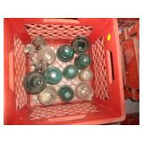 LOT OF GLASS INSULATORS / SP