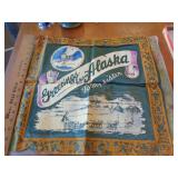 VINTAGE MILITARY SEABEES ALASKA SILK / FR