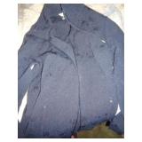 CHRISTOPHER BANKS ZIP UP JACKET SZ LG - BLUE