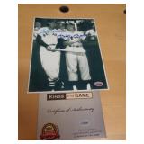 8X10 W CERT - WILLIAMS & MANTLE