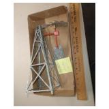 MINI METAL WINDMILL / TRAIN DISPLAY ITEM