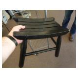 WOOD SHORT STOOL