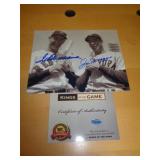 8X10 W CERT - WILLIAMS & DIMAGGIO