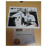 8X10 W CERT - WILLIAMS & DIMAGGIO