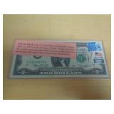1976 $2 BILL W 1976 STAMPS