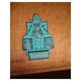 VINTAGE CAST IRON DUTCH GIRL MATCH HOLDER