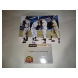 8X10 W CERT - SNIDER, MANTLE, DIMAGGIO & MAYS