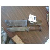WWII MILITARY COMBAT KNIFE