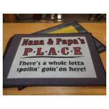 18X27 RUG MAT -   NANA & PAPA