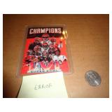 SPORTS CARD - SEE DESCR. - BENGALS ERROR CARD