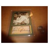 SPORTS CARD - SEE DESCR. - GEHRIG