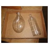 ANTIQUE GLASS BABY BOTTLES