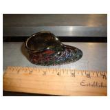 CARNIVAL GLASS SHOE