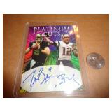 SPORTS CARD - SEE DESCR.- BRADY & BREES