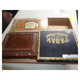 CIGAR BOXES & JEWELRY BOX