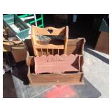 LOT OF SMALL WOOD SHELVES / W
