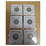 6 - BUFFALO NICKELS