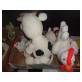 LOT OF CROCHETED TOYS / FR