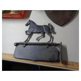 CAST ALUMINUM HORSE SIGN