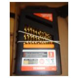 SET OF NEW TITANIUM DRILL BITS / FR