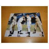 8X10 ( NO CERT ) -SNIDER, MANTLE, DIMAGGIO & MAYS