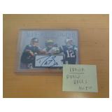 SPORTS CARD - SEE DESCR - BRADY ERROR / BREES SIG SPORTS CARD - SEE DESCR - BRADY ERROR / BREES SIG