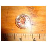 COLORIZED $1 COIN - HILLARY CLINTON COLORIZED $1 COIN - HILLARY CLINTON