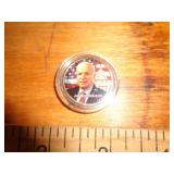 COLORIZED $1 COIN - MCCAIN COLORIZED $1 COIN - MCCAIN