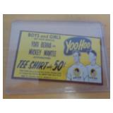 SPORTS CARD / SEE DESCR - MANTLE & BERRA SPORTS CARD / SEE DESCR - MANTLE & BERRA