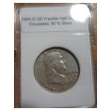 1954D FRANKLIN HALF 1954D FRANKLIN HALF