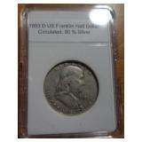 1953D FRANKLIN HALF 1953D FRANKLIN HALF