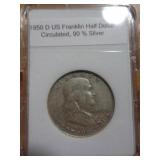 1950D FRANKLIN HALF 1950D FRANKLIN HALF