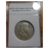 1963D FRANKLIN HALF 1963D FRANKLIN HALF