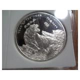 2022 YEAR OF THE TIGER 1 TROY OUNCE SILVER ROUND 2022 YEAR OF THE TIGER 1 TROY OUNCE SILVER ROUND